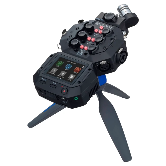 کیت دو میکروفون Zoom H8 8-Input / 12-Track Portable Handy Recorder